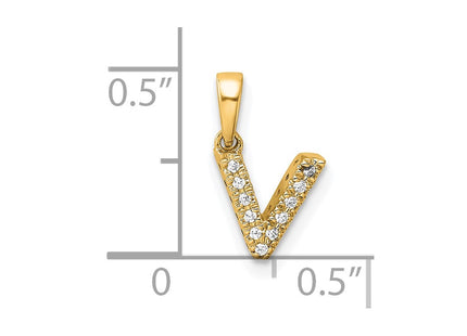 14k Yellow Gold Pendants Style PM9797V - Classique Jewelry Inc.