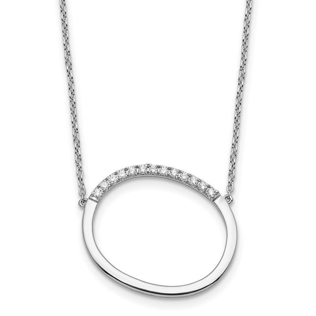 14k White Gold Jewelry Style PM9844O - Classique Jewelry Inc.