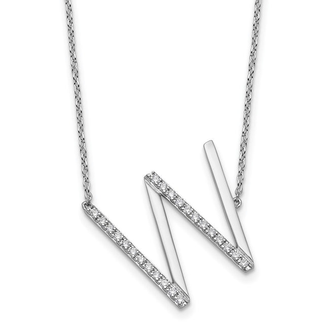 14k White Gold Jewelry Style PM9844W - Classique Jewelry Inc.
