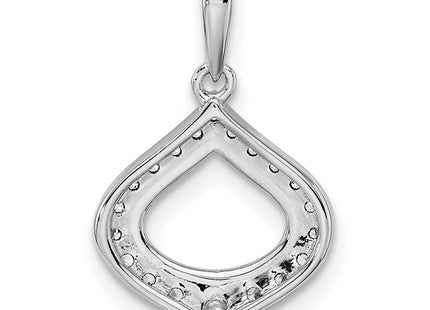 14k White Gold Pendants Style PM9940 - Classique Jewelry Inc.