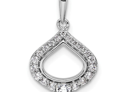 14k White Gold Pendants Style PM9940 - Classique Jewelry Inc.
