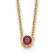 14K 1 Family Birthstone Necklace Mounting