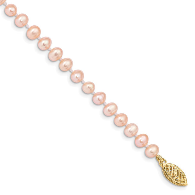 14k Yellow Gold Bracelets Style PPN040 - Classique Jewelry Inc.
