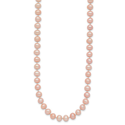 14K Pink Near-Round Freshwater Cultured Pearl Bracelet