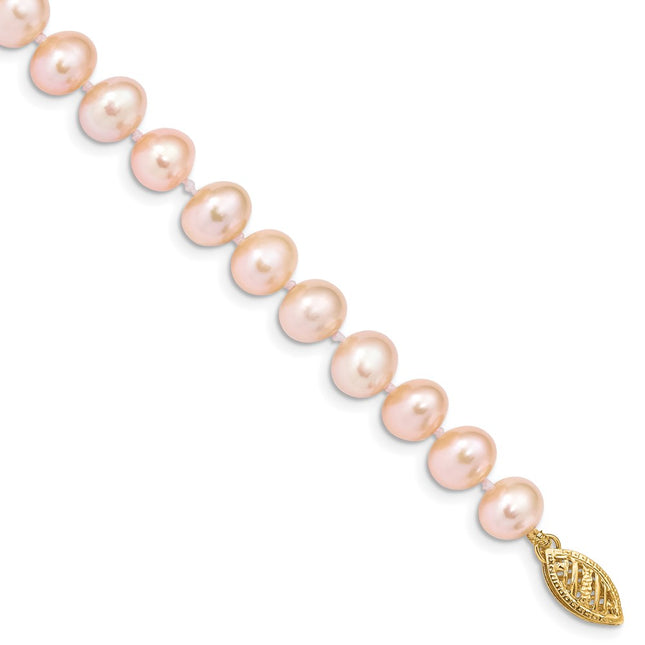 14k Yellow Gold Bracelets Style PPN070 - Classique Jewelry Inc.