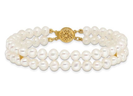 14k Yellow Gold Bracelets Style PR13 - Classique Jewelry Inc.