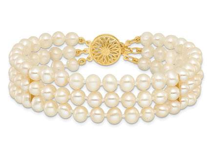 14k Yellow Gold Bracelets Style PR14 - Classique Jewelry Inc.