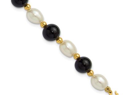 14k Yellow Gold Bracelets Style PR34 - Classique Jewelry Inc.