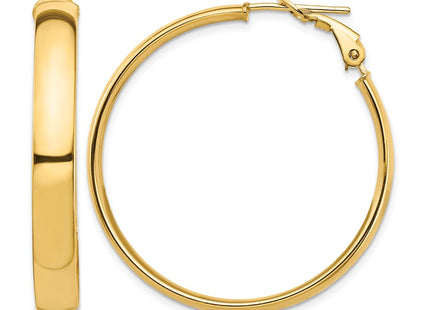 14K gold hoop earrings