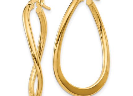 14k Yellow Gold Earrings Style PRE217 - Classique Jewelry Inc.