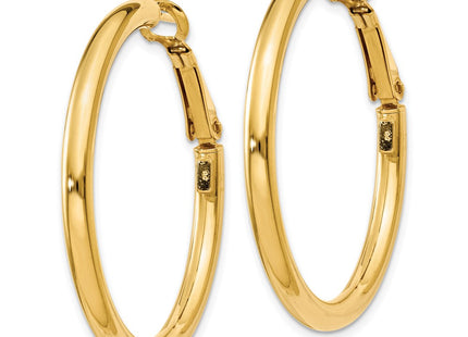 14k Yellow Gold Earrings Style PRE223 - Classique Jewelry Inc.