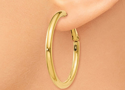 14k Yellow Gold Earrings Style PRE223 - Classique Jewelry Inc.