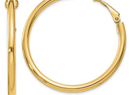 14k Yellow Gold Earrings Style PRE224 - Classique Jewelry Inc.