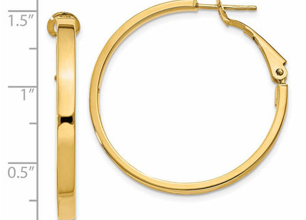 14k Yellow Gold Earrings Style PRE230 - Classique Jewelry Inc.