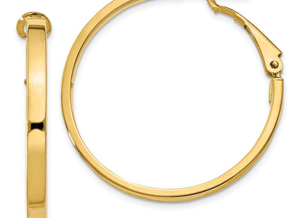 14k Yellow Gold Earrings Style PRE230 - Classique Jewelry Inc.