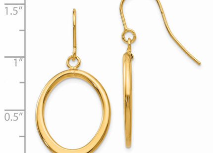 14k Yellow Gold Earrings Style PRE451 - Classique Jewelry Inc.