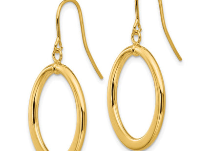 14k Yellow Gold Earrings Style PRE451 - Classique Jewelry Inc.