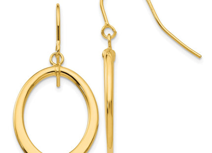 14k Yellow Gold Earrings Style PRE451 - Classique Jewelry Inc.