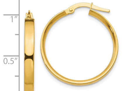 14k Yellow Gold Earrings Style PRE553 - Classique Jewelry Inc.