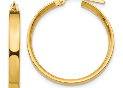 14k Yellow Gold Earrings Style PRE553 - Classique Jewelry Inc.