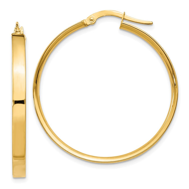 14k Yellow Gold Earrings Style PRE555 - Classique Jewelry Inc.