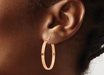 14k Rose Gold Earrings Style PRE560 - Classique Jewelry Inc.