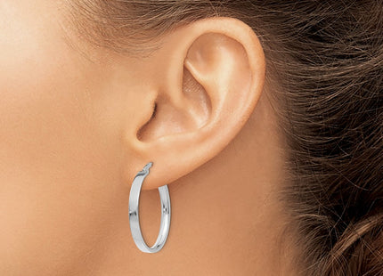 14k White Gold Earrings Style PRE571 - Classique Jewelry Inc.