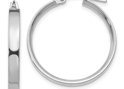 14k White Gold Earrings Style PRE571 - Classique Jewelry Inc.