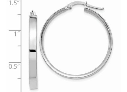 14k White Gold Earrings Style PRE572 - Classique Jewelry Inc.