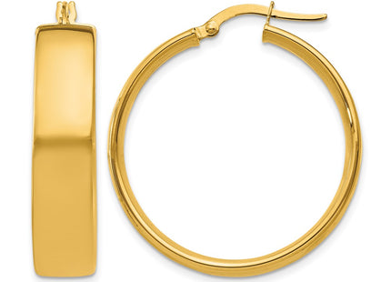 14K gold hoop earrings