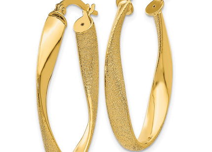 14k Yellow Gold Earrings Style PRE699 - Classique Jewelry Inc.