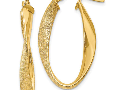 14k Yellow Gold Earrings Style PRE699 - Classique Jewelry Inc.