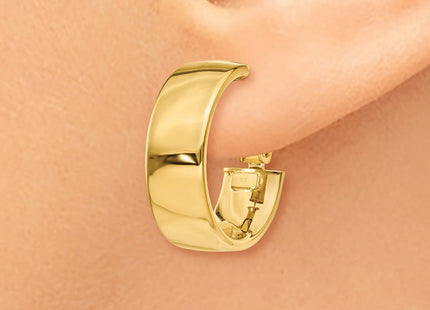 14k Yellow Gold Earrings Style PRE736 - Classique Jewelry Inc.