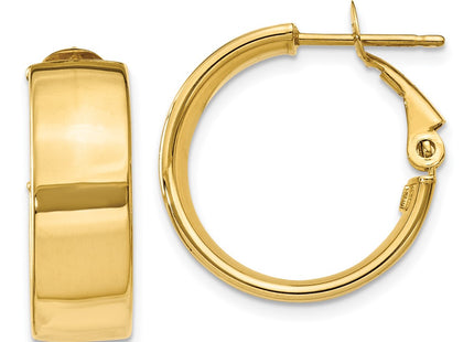 14k Yellow Gold Earrings Style PRE736 - Classique Jewelry Inc.