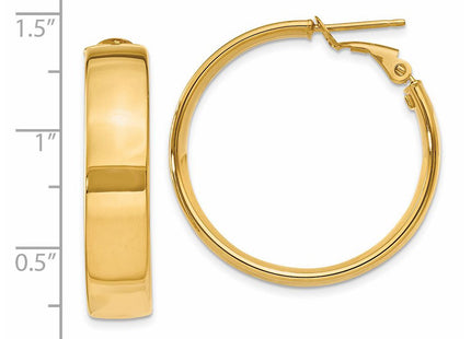 14k Yellow Gold Earrings Style PRE738 - Classique Jewelry Inc.