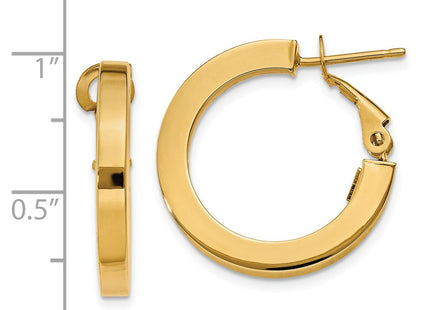 14k Yellow Gold Earrings Style PRE740 - Classique Jewelry Inc.