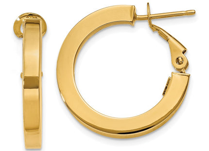 14k Yellow Gold Earrings Style PRE740 - Classique Jewelry Inc.