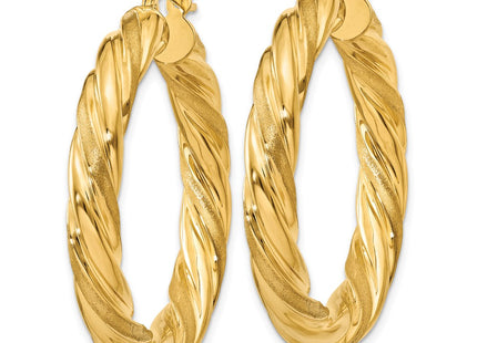 14k Yellow Gold Earrings Style PRE778 - Classique Jewelry Inc.
