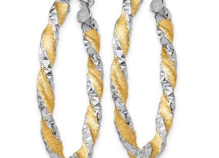 14k White Gold Earrings Style PRE781 - Classique Jewelry Inc.