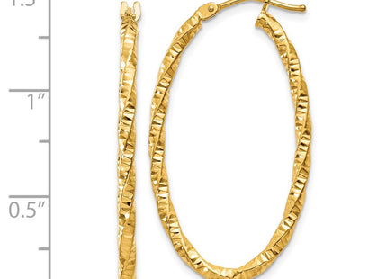 14k Yellow Gold Earrings Style PRE786 - Classique Jewelry Inc.