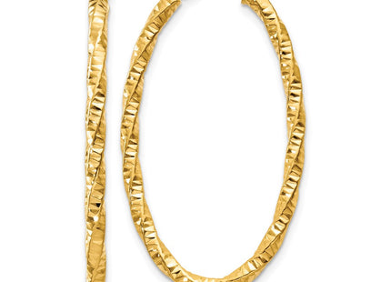 14k Yellow Gold Earrings Style PRE786 - Classique Jewelry Inc.