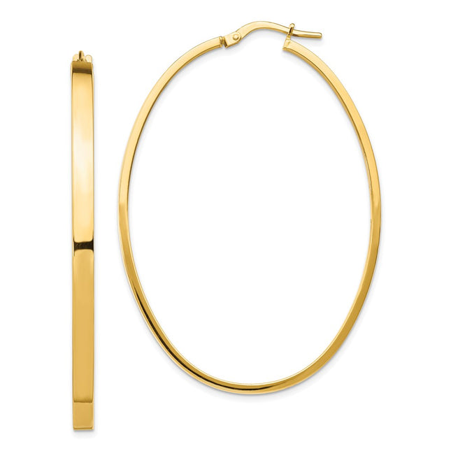 14k Yellow Gold Earrings Style PRE795 - Classique Jewelry Inc.