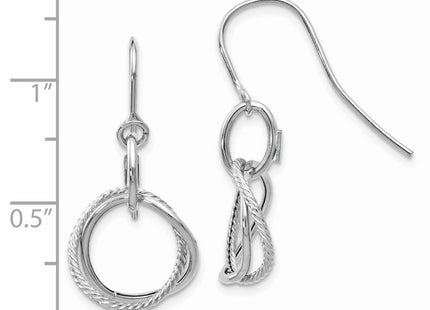 14k White Gold Earrings Style PRE877 - Classique Jewelry Inc.