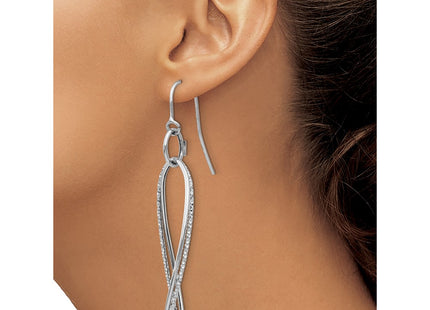 14k White Gold Earrings Style PRE913 - Classique Jewelry Inc.