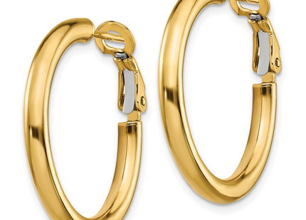 14k Yellow Gold Earrings Style PRE923 - Classique Jewelry Inc.