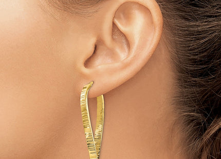 14k Yellow Gold Earrings Style PRE923 - Classique Jewelry Inc.