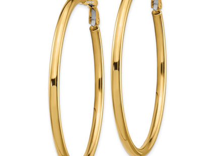 14k Yellow Gold Earrings Style PRE924 - Classique Jewelry Inc.