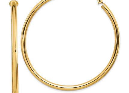 14K gold hoop earrings