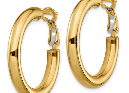 14k Yellow Gold Earrings Style PRE927 - Classique Jewelry Inc.