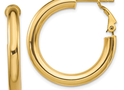 14k Yellow Gold Earrings Style PRE927 - Classique Jewelry Inc.